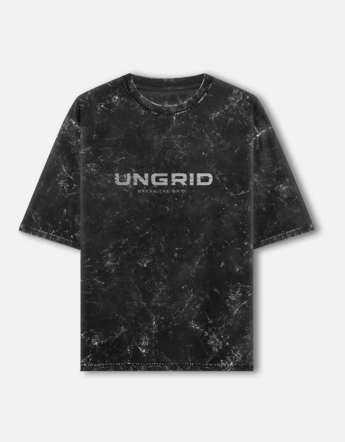 Unisex Acid Washed Oversized Tee